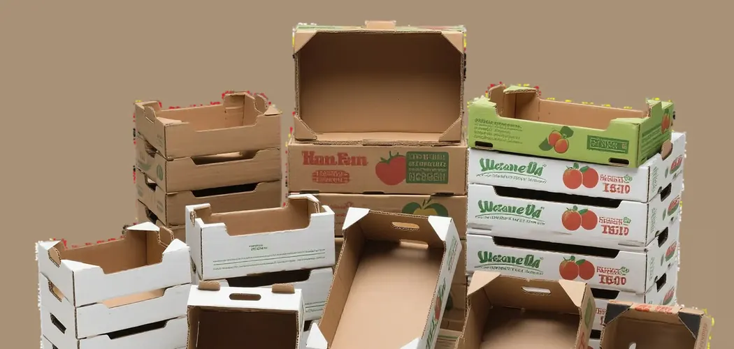 Fresh fruit being packed into export cartons at a packing house